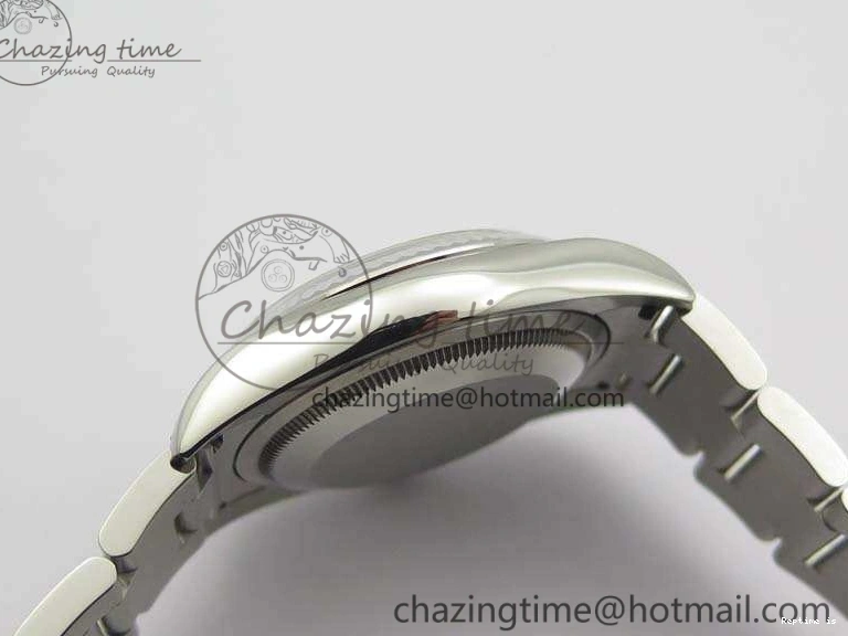 0101 Datejust 116234 36mm DJF 1:1 Best Edition Fluted Bezel Black Com Diam Dial On SS Oyster Bracelet SA Breathable 3523